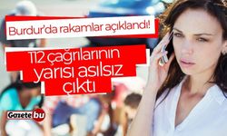 Burdur’da rakamlar açıklandı! 112 çağrılarının yarısı asılsız çıktı