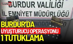 Burdur’da uyuşturucu operasyonu: 1 tutuklama