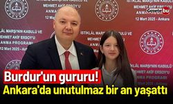 Burdur'un gururu! Ankara'da unutulmaz bir an yaşattı