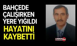 Bahçede çalışırken yere yığılan adam hayatını kaybetti