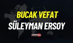 Bucak vefat: Süleyman Ersoy vefat etti