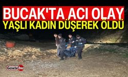 Bucak'ta acı olay: Yaşlı kadın düşerek öldü