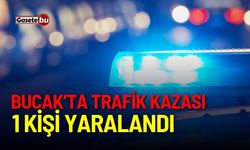 Bucak'ta iftara yetişirken otomobil'le motosiklet çarpıştı