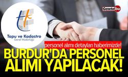 Burdur'da sözleşmeli personel alımı yapılacak