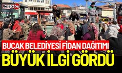 Bucak Belediyesi fidan dağıtımı büyük ilgi gördü!