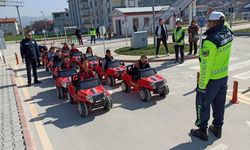 Jandarma, Bucak'ta öğrencilere Trafik üvenliği eğitimi verdi