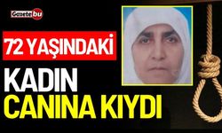 72 yaşındaki kadın canına kıydı