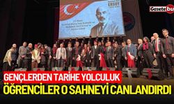 Gençlerden tarihe yolculuk! Öğrenciler o sahneyi canlandırdı