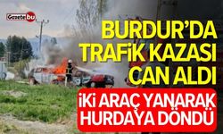 Burdur'da trafik kazası can aldı: 1 ölü, 4 yaralı