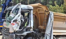 Yük boşaltırken devrilen kamyonun sürücüsü hayatını kaybetti