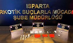 Isparta’da bin 189 kullanımlık sentetik madde ele geçirildi