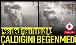 Pes dedirten hırsızlık! Beğenmeyince motoru çalmaya geldi