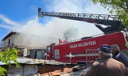 Burdur’da ev yangınında maddi hasar oluştu