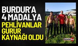 Burdurlu Pehlivanlardan 4 Madalya