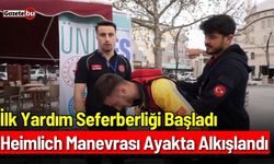 İlk yardım seferberliği başladı!: Heimlich Manevrası ayakta alkışlandı