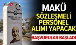 MAKÜ sözleşmeli personel alımı yapacak: Başvurular başladı