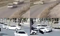 Mersin'de kaza anları kamerada: 1 ölü, 6 yaralı