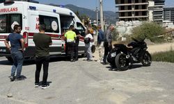 Gazipaşa'da Otomobil ve Motosiklet Çarpıştı: 1 Yaralı