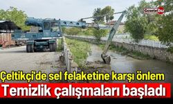 Çeltikçi'de sel felaketine karşı önlem: Temizlik çalışmaları başladı