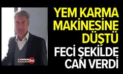 Yem karma makinesine düştü! Feci şekilde can verdi