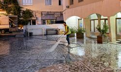Manavgat Belediyesi’nden bayram öncesi cami temizliği