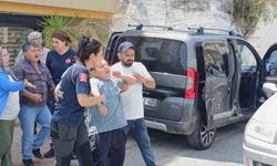 Kaza sonrası ambulansa binmemek için çırpındı