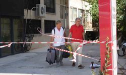 Antalya’da 7 katlı binanın kolonu patladı