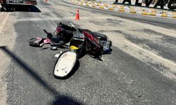 Isparta'da otomobil ile motosiklet çarpıştı: 1 yaralı