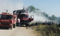 Gelendost’ta çıkan yangında 200 dönüm alan zarar gördü