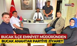 Bucak İlçe Emniyet Müdüründen Anahtar Partiye Ziyaret