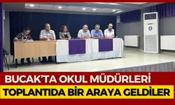 Bucak'ta Müdürler Toplantıda Bir Araya Geldi