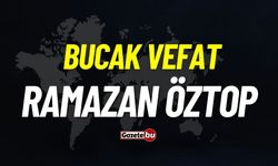 Bucak vefat: Ramazan Öztop vefat etti
