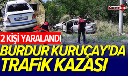 Burdur Kuruçay'da Trafik Kazası: 2 Yaralı