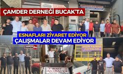 ÇAMDER Derneği Esnaf Ziyaretlerine Devam Ediyor