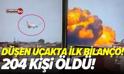 Düşen uçakta ilk bilanço! 204 kişi öldü