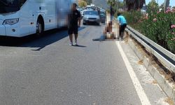Otobanda otobüsün çarptığı yaya hayatını kaybetti