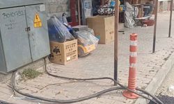 Elektrik hattı korunsun diye yapılan kasis, motosikletliyi hastanelik etti