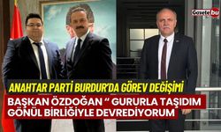 Anahtar Parti Burdur'da Bayrak Değişimi