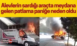Adana'da park halindeki iki araç yandı