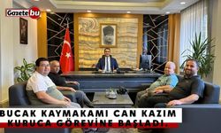 Bucak Kaymakamı Can Kazım Kuruca görevine başladı.