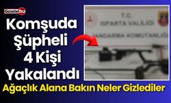 Komşuda Yakalanan 4 Şahıstan bakın Neler Çıktı