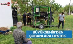 Büyükşehir’den çobanlara destek