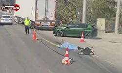Yolun karşısına geçerken araçların çarptığı yaya can verdi