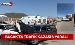 Bucak’ta Trafik Kazası 4 Yaralı