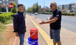 15 yaşındaki genç, limonata satarak hayaline yürüyor