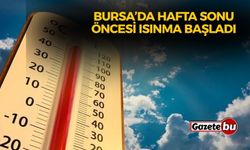 Bursa’da Hafta Sonu Öncesi Isınma Başladı: Termometreler 37°C’yi Görebilir