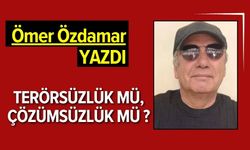Ömer Özdamar Yazdı " Terörsüzlük mü, Çözümsüzlük mü?"