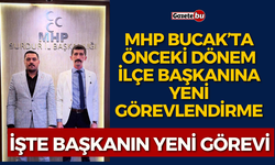 MHP Bucak'ta Önceki Dönem İlçe Başkanına Yeni Görev