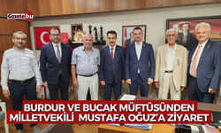 Burdur Ve Bucak Müftüsünden Milletvekili  Mustafa Oğuz’a Ziyaret