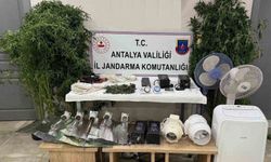 Evini uyuşturucu serasına çevirdi, kaçamadı